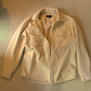 Tan Varsity-Style Jacket